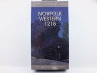 Load image into Gallery viewer, New Sealed VHS RailRoad Video Tape - Norfolk Western 1218 Mighty Steam Series - Dave&#39;s Hobby Shop by W5SWL
