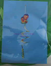 Load image into Gallery viewer, Lady Bug Colorful Flower Hanging Wind Spinner - Dave&#39;s Hobby Shop by W5SWL
