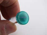 Load image into Gallery viewer, Panel Mount Turquoise (Green) Lens Light Tube  - Ham Project Building - Dave&#39;s Hobby Shop by W5SWL
