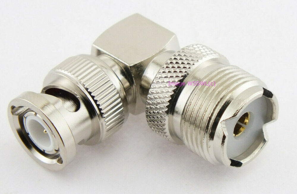 AUTOTEK OPEK BNC Male to UHF Female Right Angle Coax Connector Adapter - Dave's Hobby Shop by W5SWL