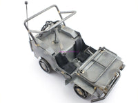 Load image into Gallery viewer, Hand Made Metal Jeep With Moveable Canon and Windshield Frame NOS (bin3) - Dave&#39;s Hobby Shop by W5SWL
