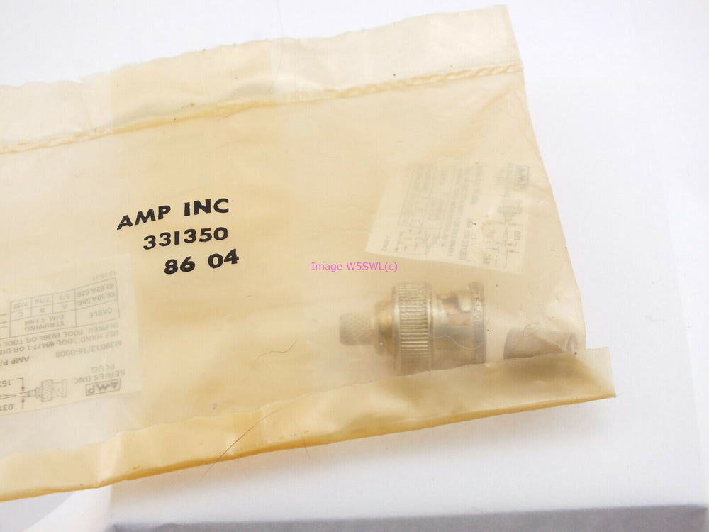 Amp Inc BNC Male Crimp Connector RG-59 Cable Types - Dave's Hobby Shop by W5SWL
