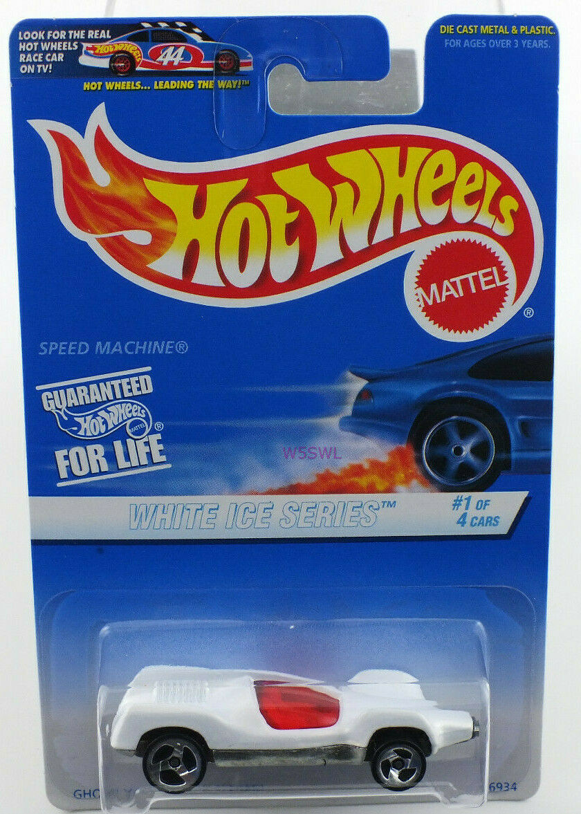 Hot Wheels 1996 White Ice Series #1 Speed Machine - FROM DEALERS CASE READ - Dave's Hobby Shop by W5SWL