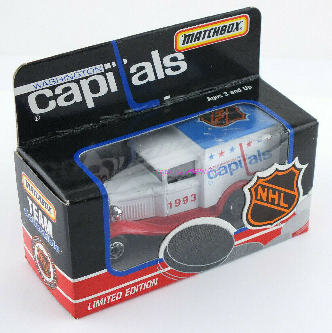 Matchbox White Rose NHL Team Washington Capials 1993 Delivery Van Truck - Dave's Hobby Shop by W5SWL
