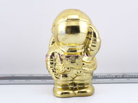 Load image into Gallery viewer, SpaceMan Coin Bank Ceramic Gold Tone Hand Painted from 1990 - NEW - Dave&#39;s Hobby Shop by W5SWL
