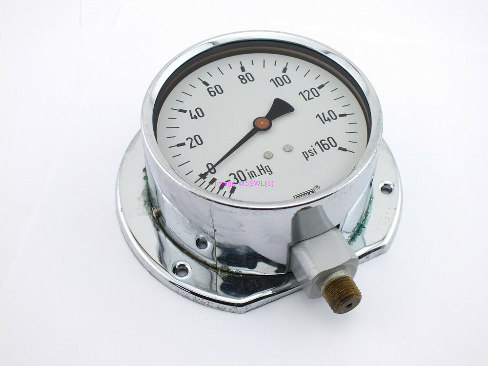 WIKA 213.40 30-0-160 PSI 4" 1/4NPT/LM Rear Flange Gauge (bin04) - Dave's Hobby Shop by W5SWL