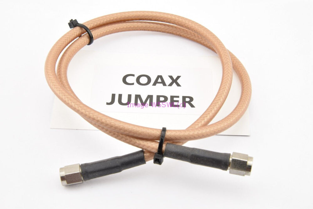 Thermax RG142 SMA Male to SMA Male 2ft Mil Spec RF Coaxial Patch Cable Jumper - Dave's Hobby Shop by W5SWL