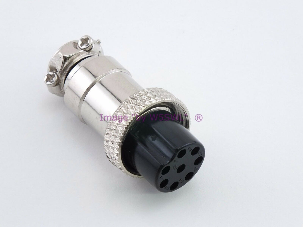 8 Pin Microphone Plug Female Metal - Dave's Hobby Shop by W5SWL