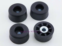 Load image into Gallery viewer, Rubber Feet .625&quot; Tall - Steel Bushing Set of 4 Medium Round - Dave&#39;s Hobby Shop by W5SWL
