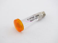 Load image into Gallery viewer, Panel Mount Amber Lens Light Tube  - Ham Project Building - Dave&#39;s Hobby Shop by W5SWL
