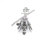 Load image into Gallery viewer, Hand Made Metal Wire Frame Attack Helicopter Collectible Movable Blades (bin3) - Dave&#39;s Hobby Shop by W5SWL
