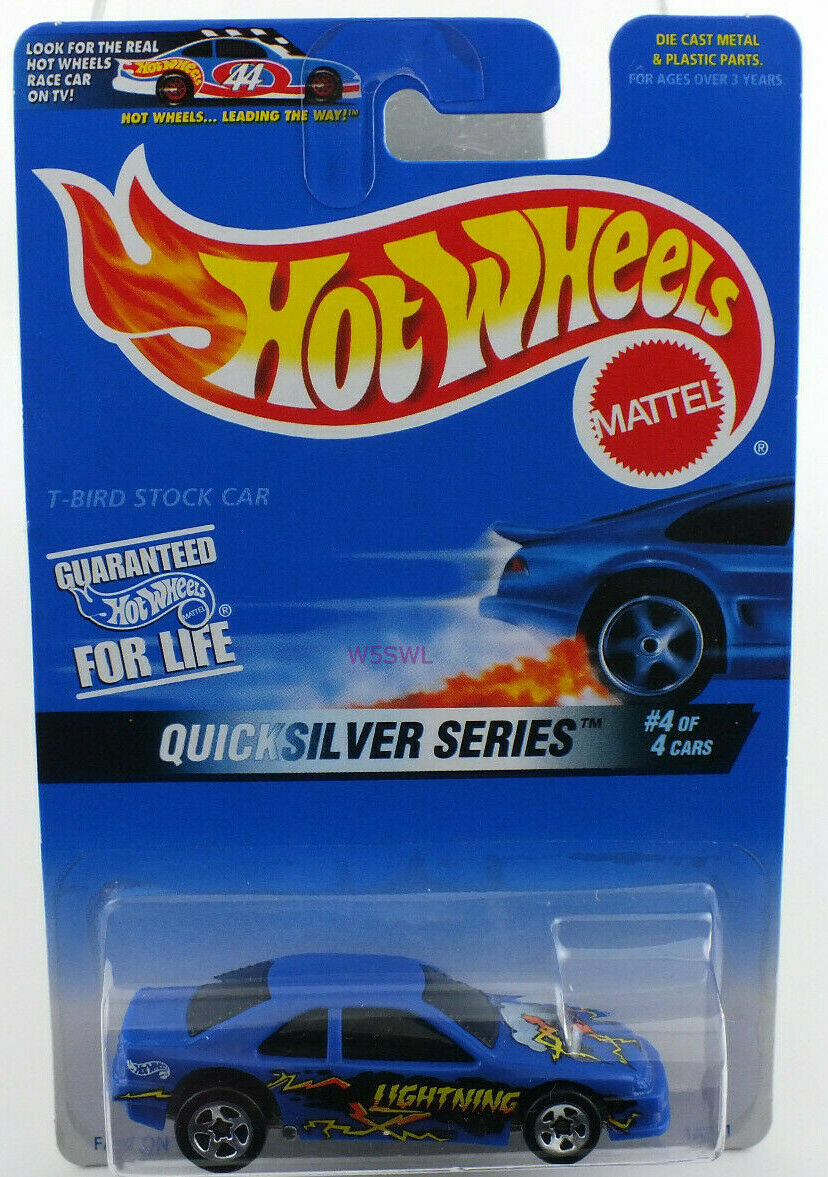 Hot Wheels 1996 QuickSilver Series #4 T-Bird Stock Car - FROM DEALERS CASE - Dave's Hobby Shop by W5SWL