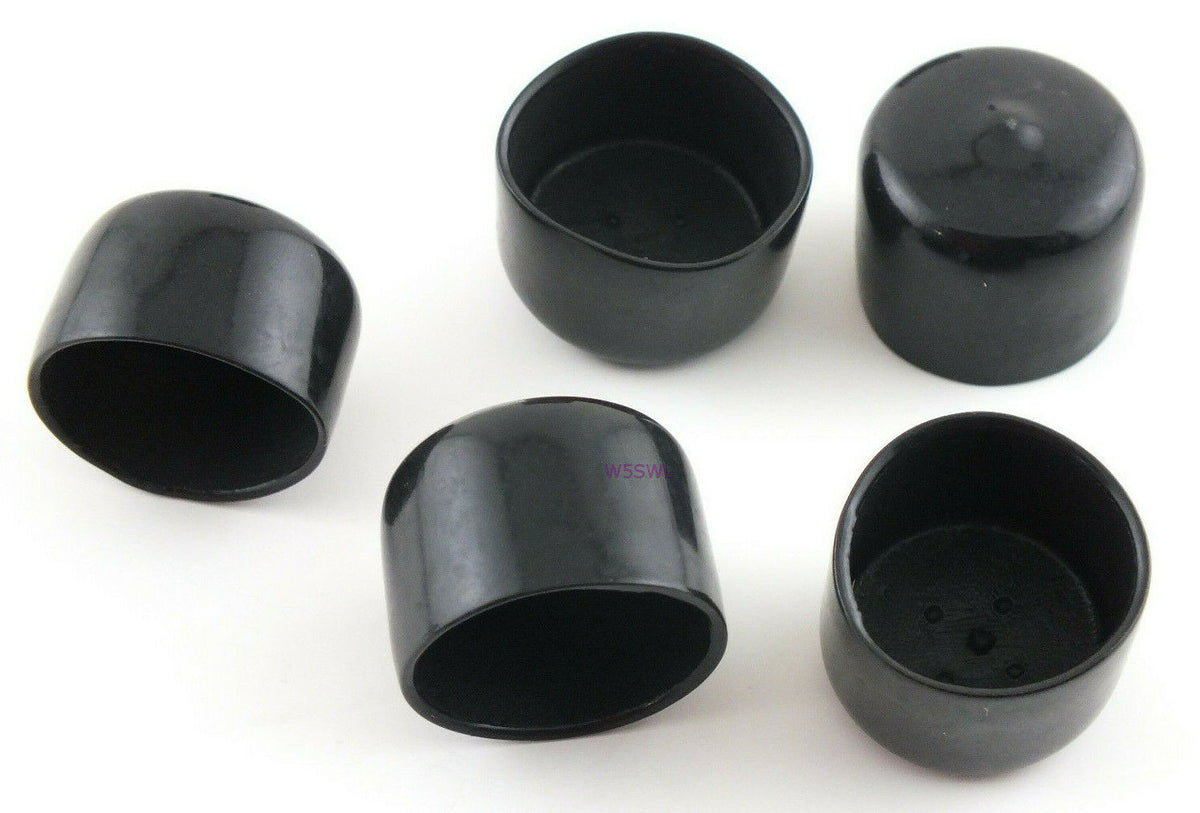 Antenna Tubing Flexible Vinyl 1 to 1-1/16" ID Caps Black 3/4" Long 5PK - Dave's Hobby Shop by W5SWL