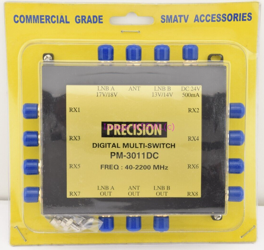 Precision (Microyal) Digital Multi-Switch 3x8x3 (3 In - 8 Receivers - 3 Out) NOS - Dave's Hobby Shop by W5SWL