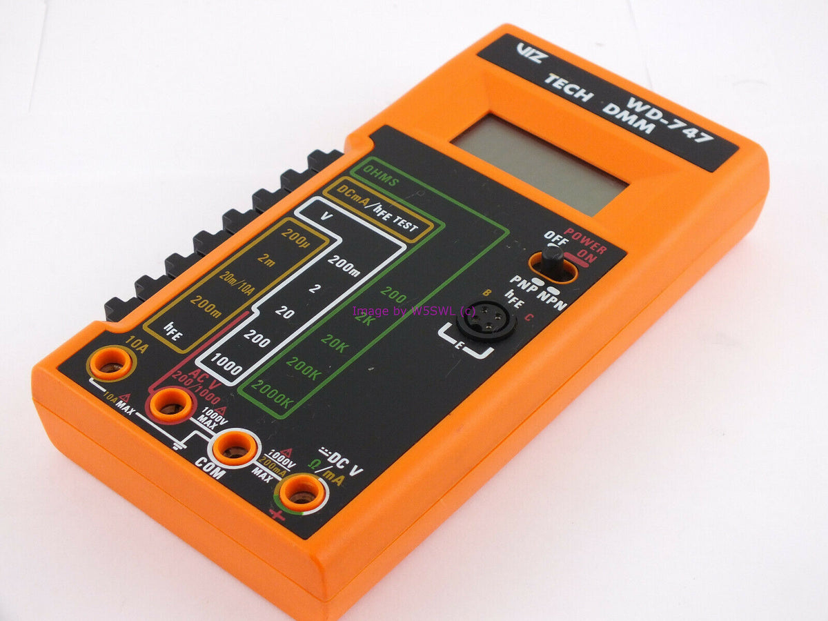 Viz Tech DMM WD-747 3-1/2 Digit Multimeter - Dave's Hobby Shop by W5SWL