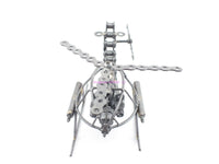 Load image into Gallery viewer, Hand Made Metal Wire Frame 3 Blade Helicopter Movable Blades (bin1) - Dave&#39;s Hobby Shop by W5SWL

