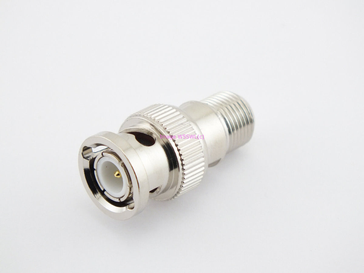 BNC Male to Type F Female Coax Connector Adapter (bin17A) - Dave's Hobby Shop by W5SWL