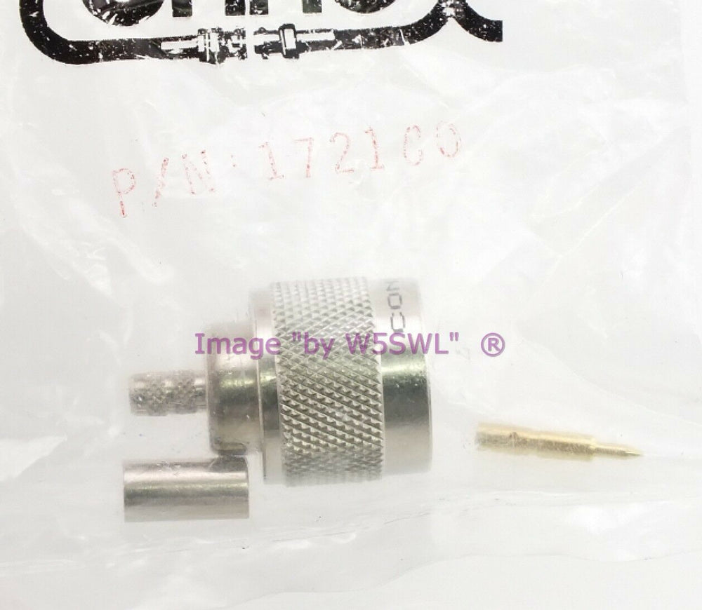 N Male Coax Connector Crimp RG-58 and LMR-195 Amphenol Connex 172100 - Dave's Hobby Shop by W5SWL