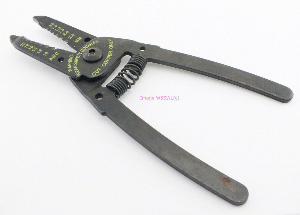 Wire Stripper 10-20 AWG (2.6-.8 mm) with Gripper Nose - Dave's Hobby Shop by W5SWL