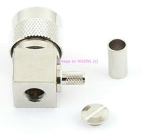 Load image into Gallery viewer, W5SWL Brand UHF Male PL-259 Right Angle Coax Connector RG-58 LMR-195 - Dave&#39;s Hobby Shop by W5SWL
