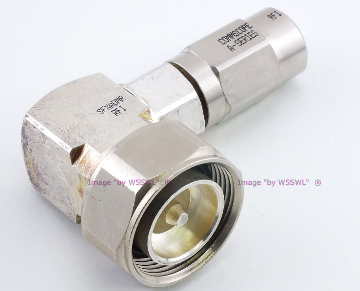 7/16 Din Male Hardline Connector 90 Deg SFX-500 Cable A-Series Commscope - Dave's Hobby Shop by W5SWL