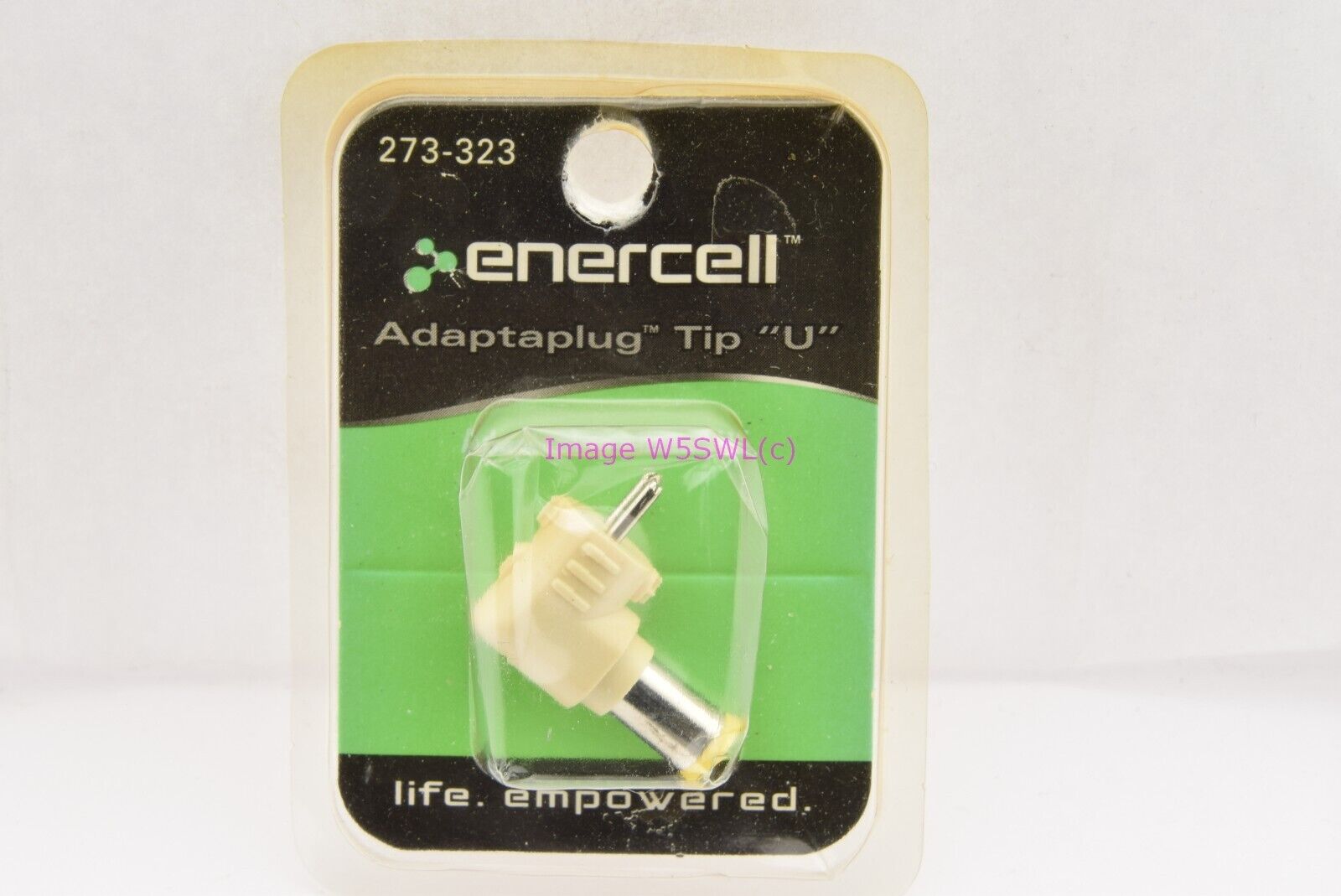 Enercell Adaptaplug Tip U 273-323 6.5mm OD 3.1/4.1mm ID 1mm Pin