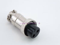 Load image into Gallery viewer, 2 Pin Female Microphone Plug Metal - Dave&#39;s Hobby Shop by W5SWL
