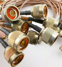 Load image into Gallery viewer, 1 N Male to N Male 2ft RG-142 High Performance Jumper - Dave&#39;s Hobby Shop by W5SWL
