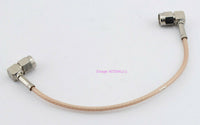 Load image into Gallery viewer, Pasternack 6&quot; RG316 SMA Male to SMA Male Right Angle Jumper Patch Cable - Dave&#39;s Hobby Shop by W5SWL
