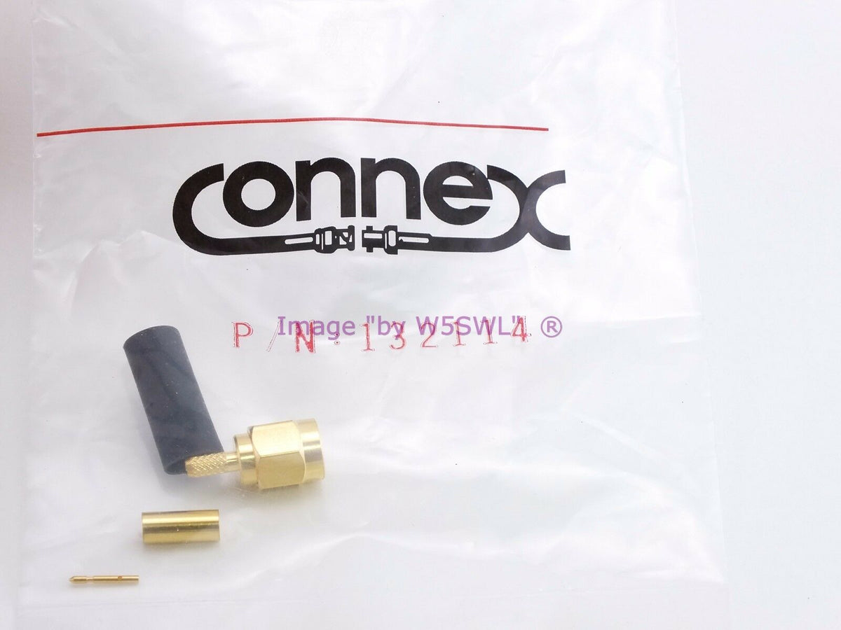 Amphenol Connex 132114 Gold SMA Male 12.4 GHz - Dave's Hobby Shop by W5SWL