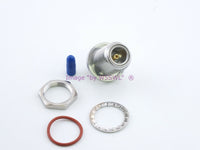 Load image into Gallery viewer, Huber Suhner 34-N-SMB-50-1 SMB Jack to N Female Chassis Connector - Dave&#39;s Hobby Shop by W5SWL
