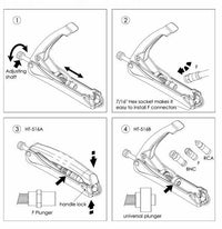 Load image into Gallery viewer, Compression Connector Tool Type F RCA BNC HT-516B Genuine - Dave's Hobby Shop by W5SWL
