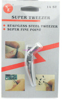 Load image into Gallery viewer, Stainless Steel Tweezer Super Fine Point - Dave&#39;s Hobby Shop by W5SWL
