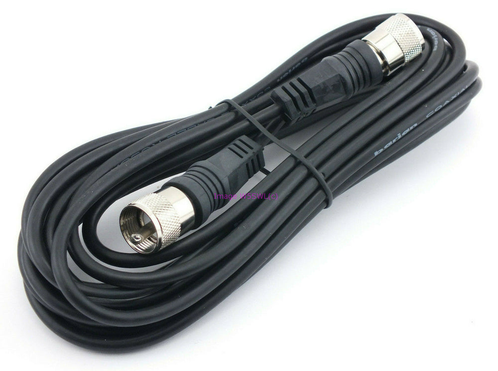 Coax Cable Jumper 18ft RG58AU 95% Shield PL-259 Connectors - Dave's Hobby Shop by W5SWL