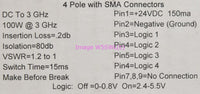 Load image into Gallery viewer, Loral RF Coaxial Switch DC-3GHz 4 Pole SMA 042-B347-A2C-7C2 - Dave's Hobby Shop by W5SWL

