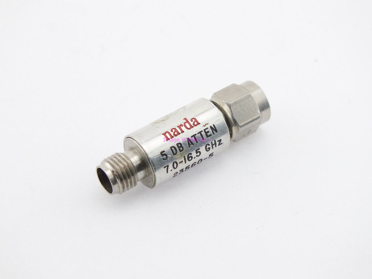 Narda SMA Attenuator 5dB 1W 7-16.5GHz - Dave's Hobby Shop by W5SWL