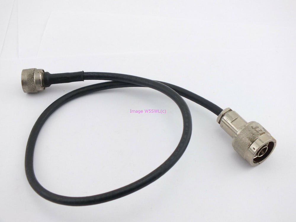 18" N Male To Reverse Polarity (RP) TNC Male Coax Patch Cable Jumper - Dave's Hobby Shop by W5SWL