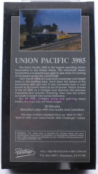 New Sealed VHS RailRoad Video Tape - Union Pacific 3985