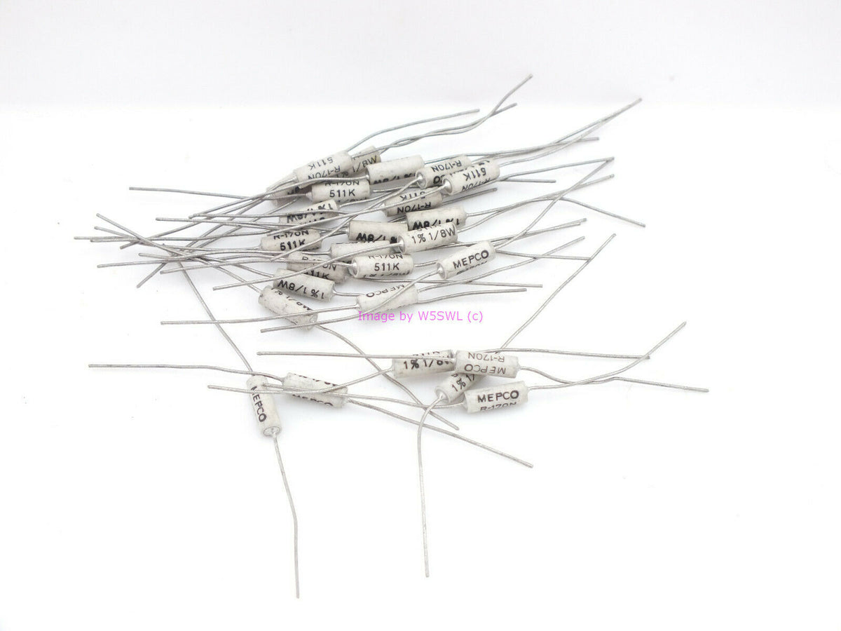 511K Ohm Resistor Large Lot From a Ham Estate - Dave's Hobby Shop by W5SWL