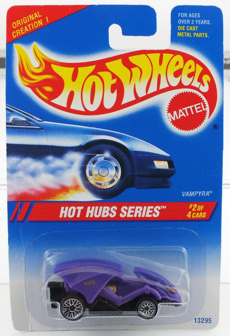 Hot Wheels 1994 Hot Hubs Series Vampyra - MINT CAR FROM DEALERS CASE - Dave's Hobby Shop by W5SWL
