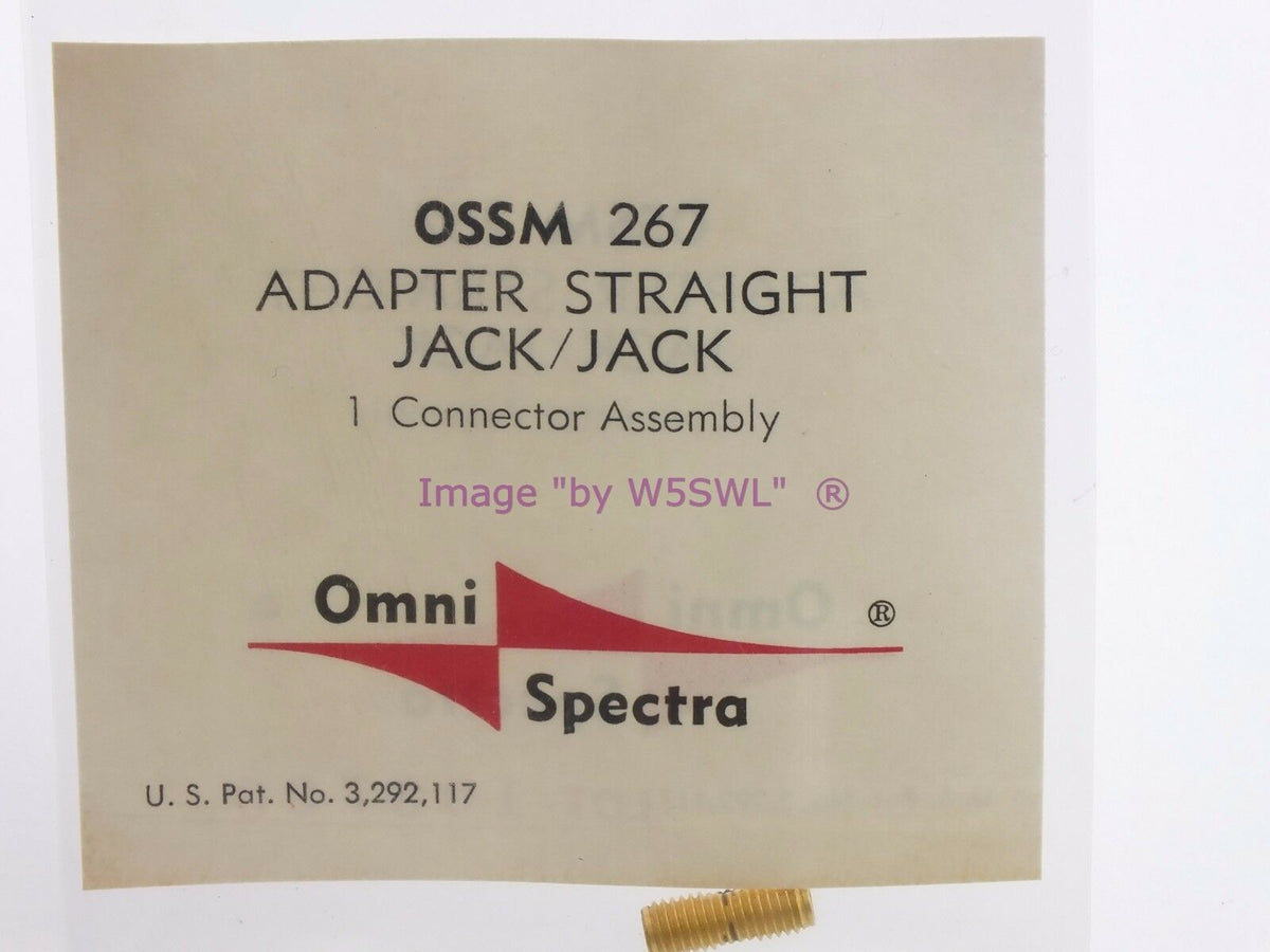 Omni Spectra OSSM 267 Straight Jack to Jack - Dave's Hobby Shop by W5SWL