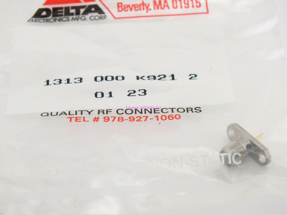 DELTA SMA Female 2-Hole DC-12.4/18GHz Connector - Dave's Hobby Shop by W5SWL