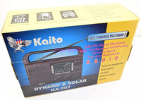 Load image into Gallery viewer, Kaito KA-007 6 Band AM FM TV SW VHF HAM AC/DC Batt Dynamo Solar - Dave's Hobby Shop by W5SWL
