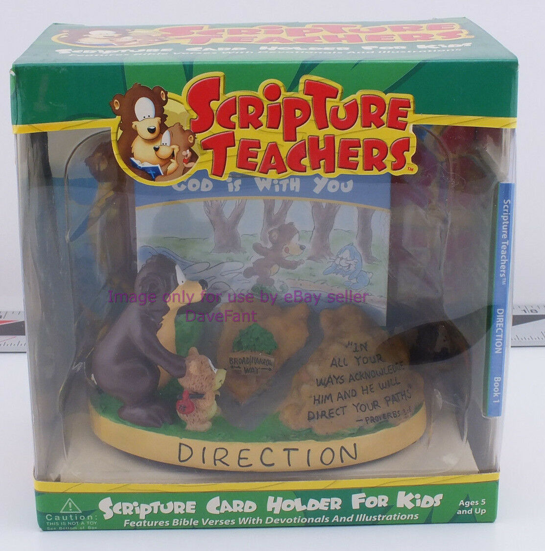 Scripture Teachers Direction Card Holder For Kids New In Box - Dave's Hobby Shop by W5SWL