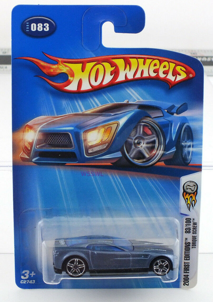 Hot Wheels 2004 083 First Editions 83/100 Torque Screw MINT CAR FROM CASE - Dave's Hobby Shop by W5SWL