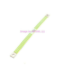 Load image into Gallery viewer, Telco Cellular Ham Equipment Ground Bonding Straps about 8&quot; Insulated (bin4) - Dave&#39;s Hobby Shop by W5SWL
