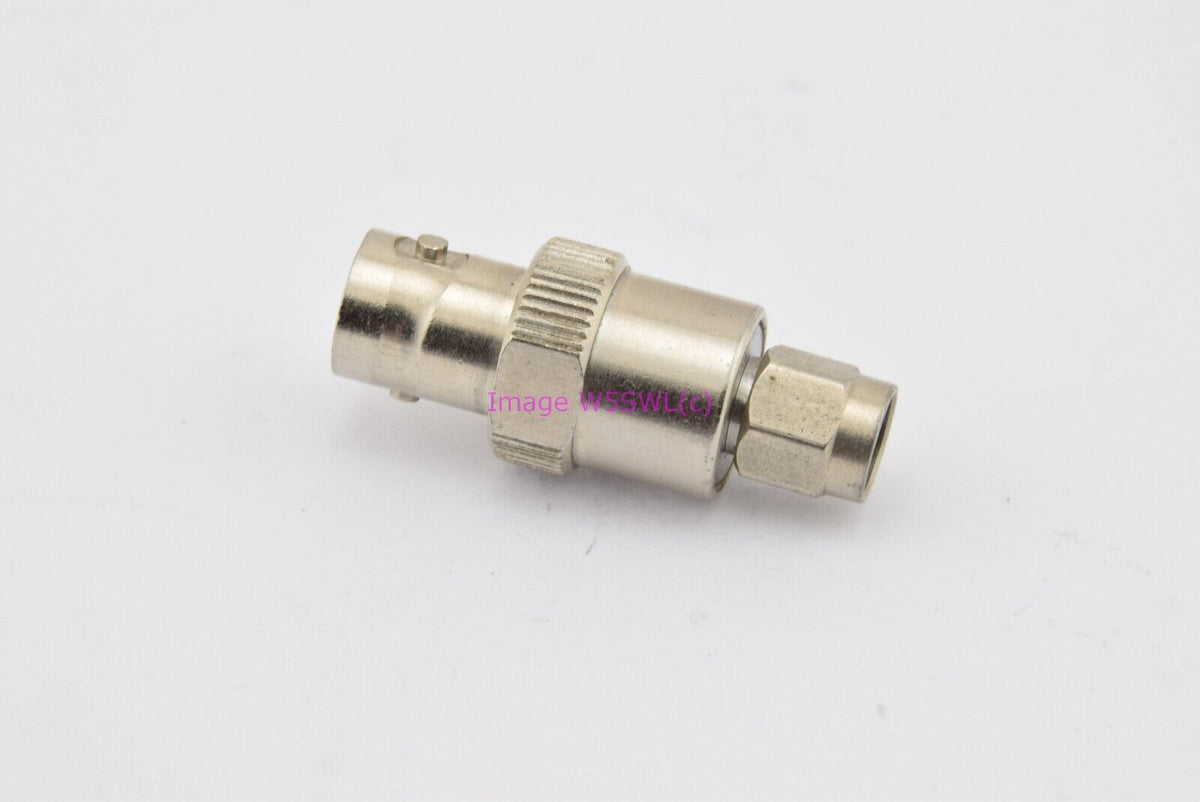 SMA Male to BNC Female Quality RF Connector Adapter (bin83) - Dave's Hobby Shop by W5SWL