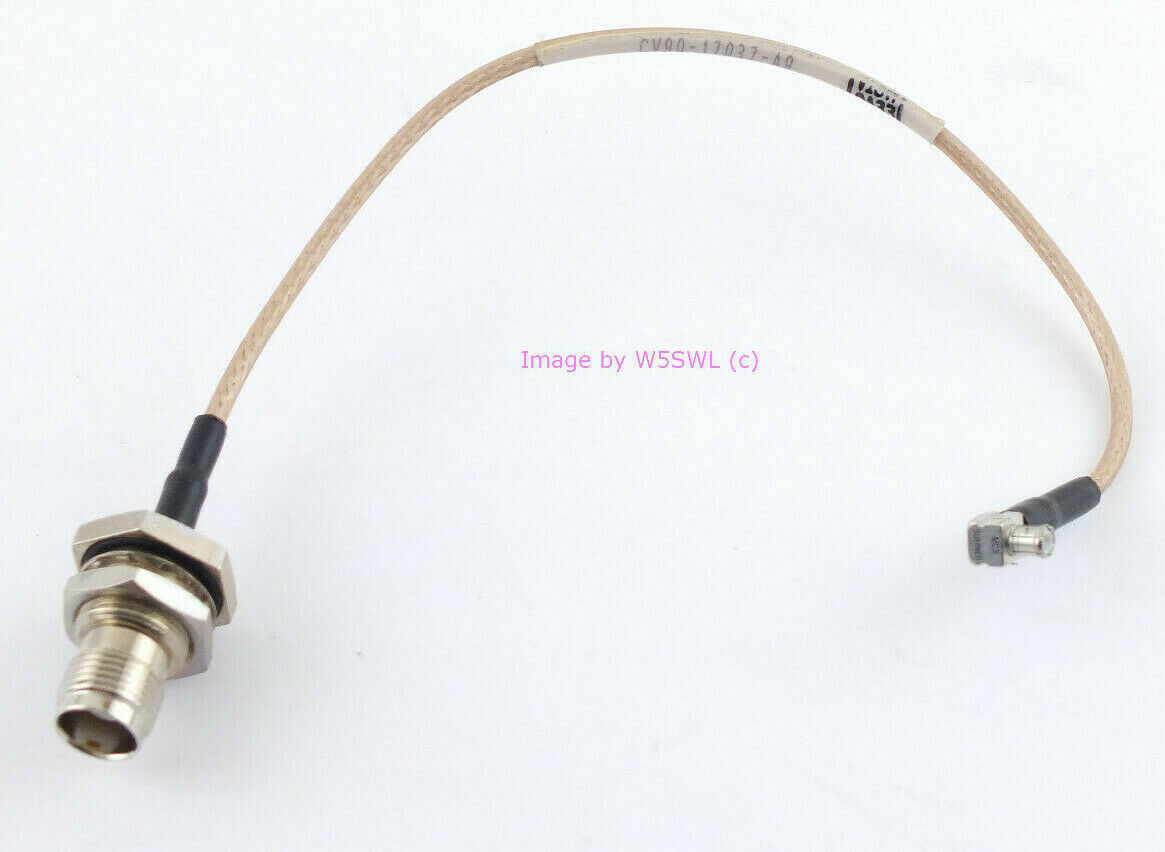MCX RA Plug to TNC Female Chassis RG-316 9" Coax Jumper - Dave's Hobby Shop by W5SWL
