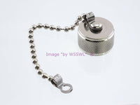 Load image into Gallery viewer, Federal Custom Cable Coax Cap Cover for N UHF Female Series w/Chain - Dave&#39;s Hobby Shop by W5SWL
