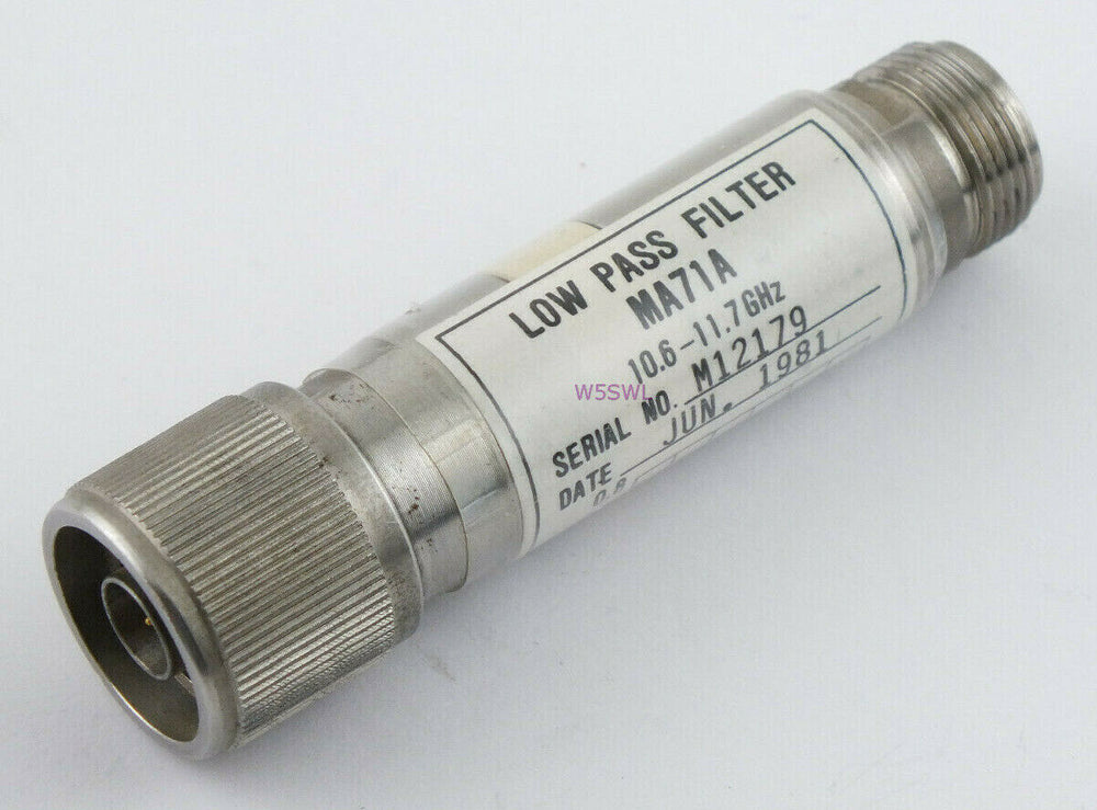 Anritsu MA71A 10.6-11.7 GHz Low Pass Filter (M12179) - Dave's Hobby Shop by W5SWL